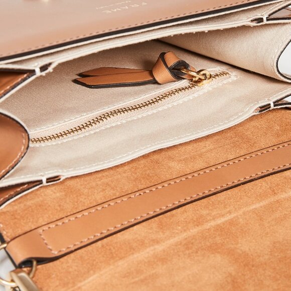 Frame Leather Crossbody Bag Le Signature Mini Camel Brown NWT - Picture 15 of 15